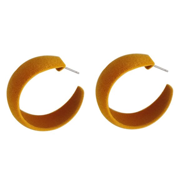 💙💕Last one Sterling Silver Velvet Fabric Earring - Picture 7 of 10